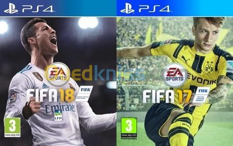  FIFA 18 (CD ORIGINAL PS4) + FIFA 17 (CD ORIGINAL PS4) -