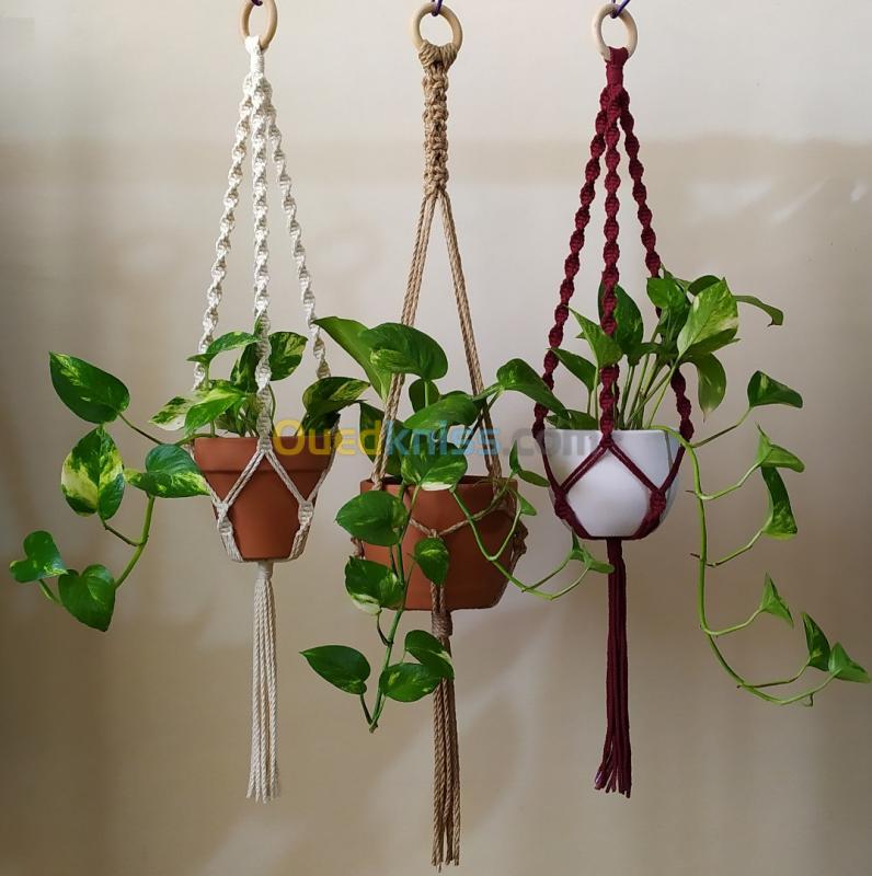  Suspensions -plant hangers- pour plantes d'intérieur ou d'extérieur