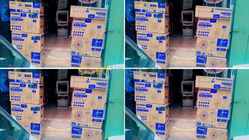 CLIMATISER 12000BTU GEANT HYUNDAI NOIRE TROPICAL INVERTER SMRT WIFI 7