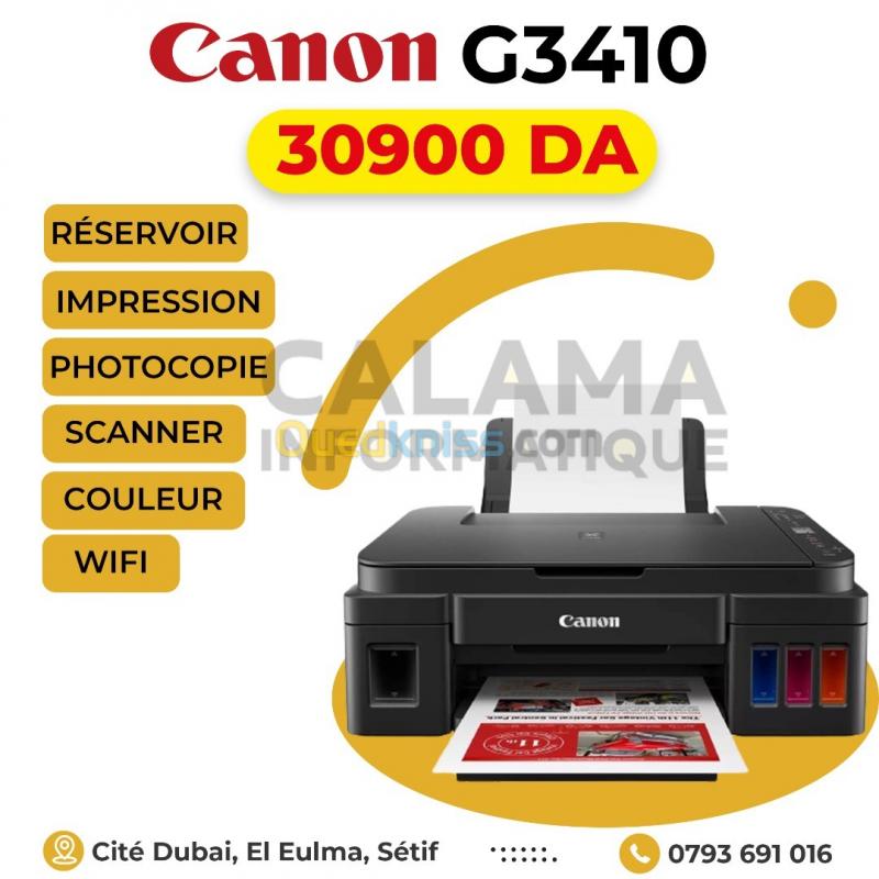  Canon G3410 Réservoir, Couleur, Multifonction, WIFI