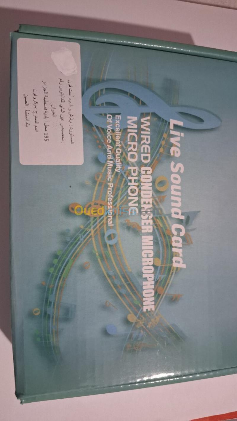 microphone et carte son (ou vendus séparément) 4