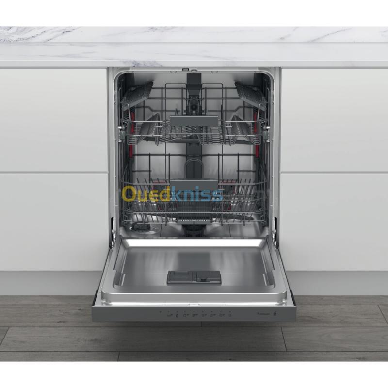 LAVE VAISSELLE WHIRLPOOL SEMI ENCASTRABLE 14 COUVERT 2 PANIER 6ÈME SENS  WBC3C34PX EUROPÉEN 3