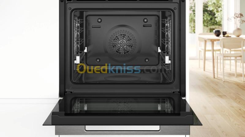 FOUR BOSCH ENCASTRABLE ÉLECTRIQUE VENTILÉ 71L SÉRIE 8 NOIR AIR FRYER HOME CONNECT HYDROLYSE 14 PROGRAMME HBG724AB1 EUROPÉEN 2