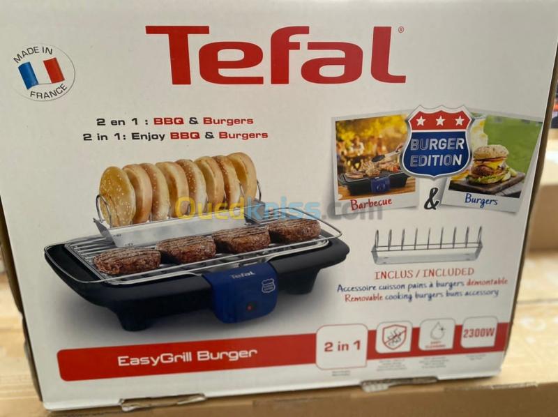  BARBECUE TEFAL EASY GRILL BURGER 2300WATT 2IN1 MADE IN FRANCE 
