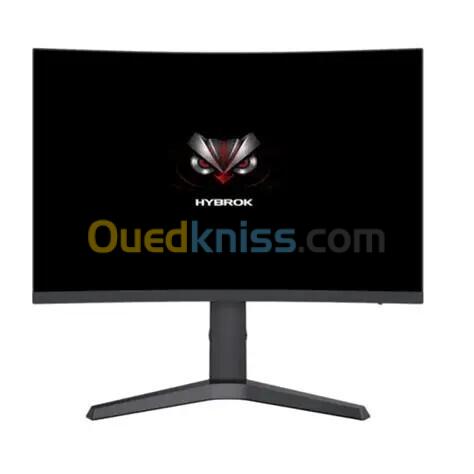 ÉCRAN GAMING INCURVÉ HYBROK HG27CUF200 27" FULL HD VA 200Hz - NEUF SCELLÉ  IMMERSION TOTALE & HAUT-PARLEURS INTÉGRÉS