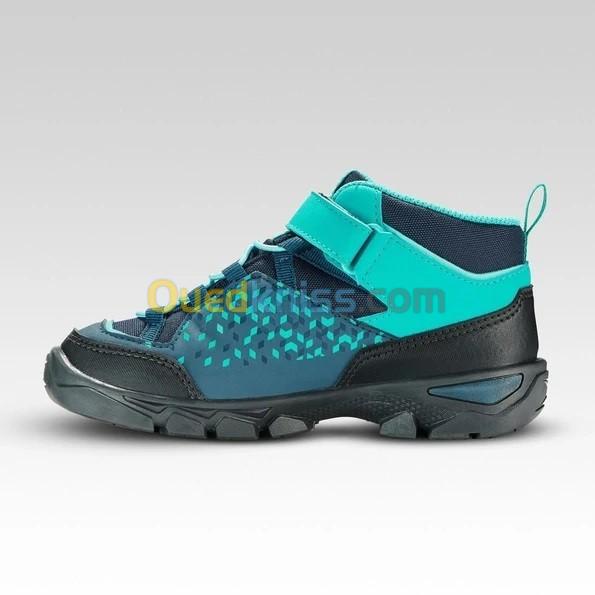  Chaussure imperméables de randonnée enfant - MH120 MID QUECHUA DECATHLON