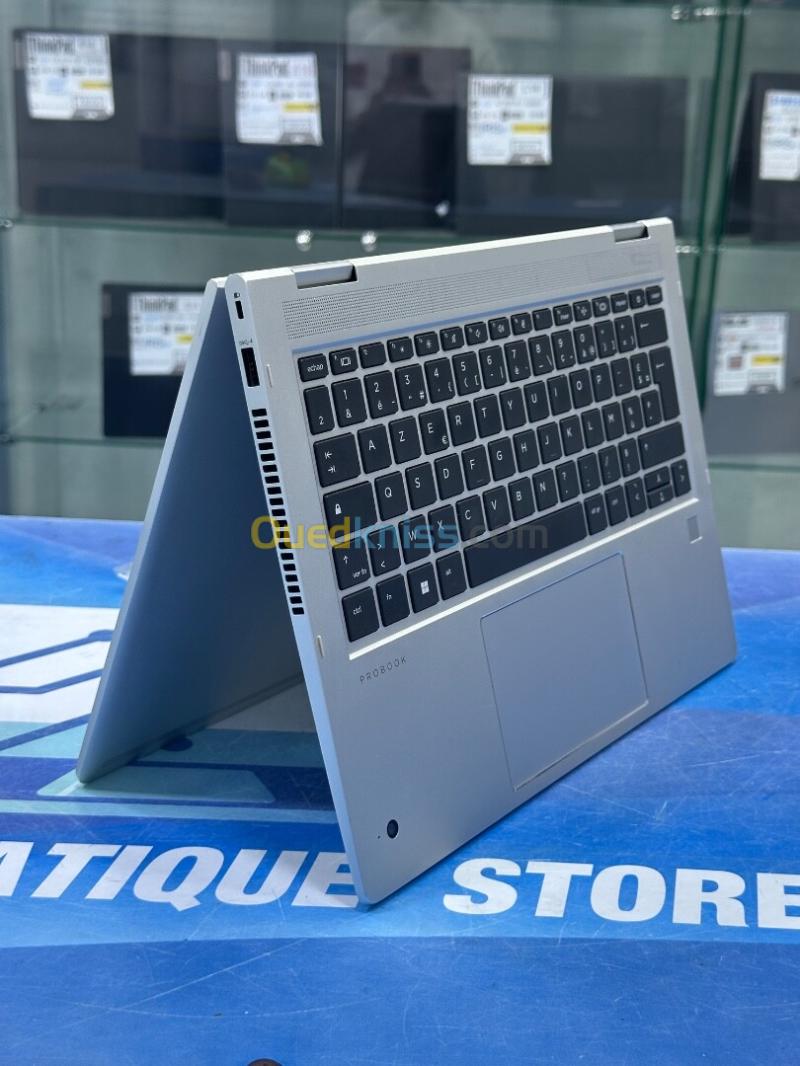 HP PROBOOK 835 G10 X360 CORE : RYZEN 5 7530U DISC :  256 GB  (SSD)  RAM : 08 GB 5