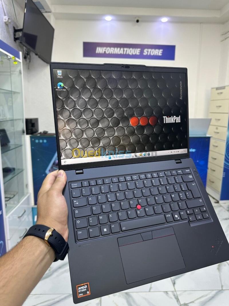 THINKPAD L14 GEN 6 CORE : RYZEN 5 PRO 215W DISC :  512 GB  (SSD)  RAM : 32 GB