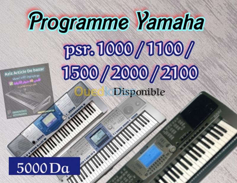  Programme Yamaha psr 1000/1100/1500/2000/2100 