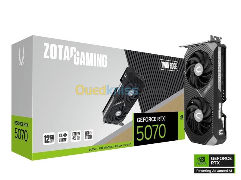 VGA ZOTAC GAMING GeForce RTX 5070 TWIN EDGE 12GB DR7 /192BIT