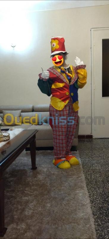  Vente location mascotte déguisements clown