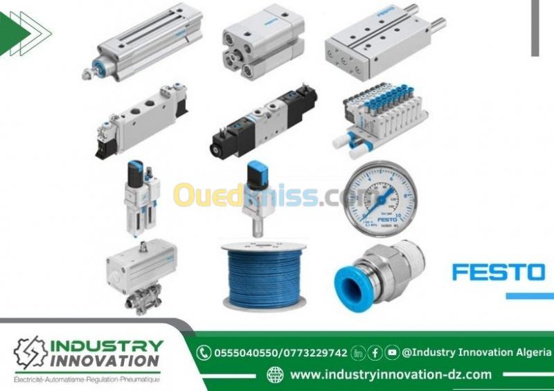  pneumatique industrielle;vérin-tuyau et raccord pneumatique-distributeur-filtre régulateur (festo)