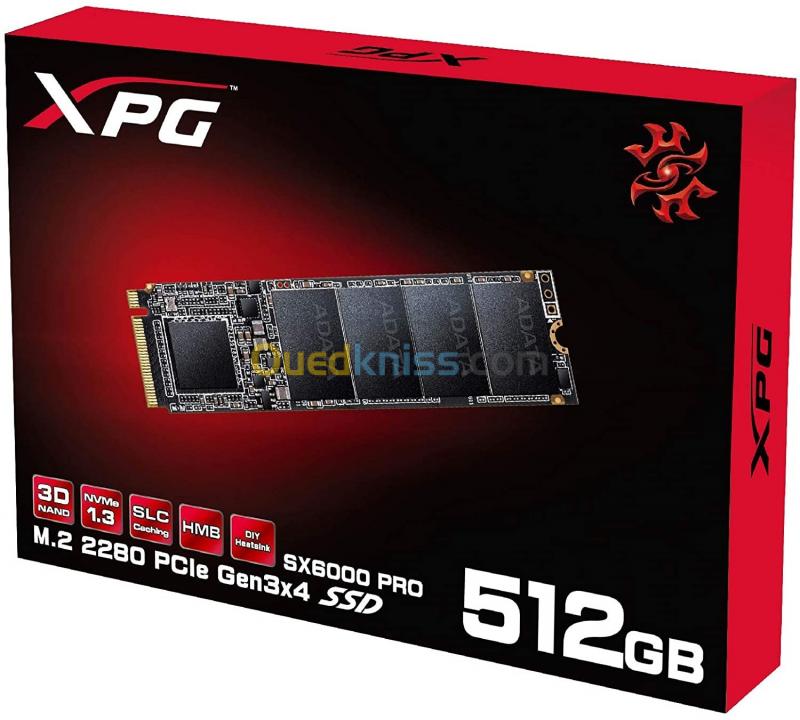  SSD M.2 XPG SX6000 LITE 512GB