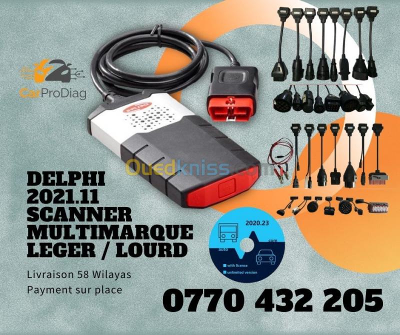  Delphi 2021 Scanner Léger + Lourd