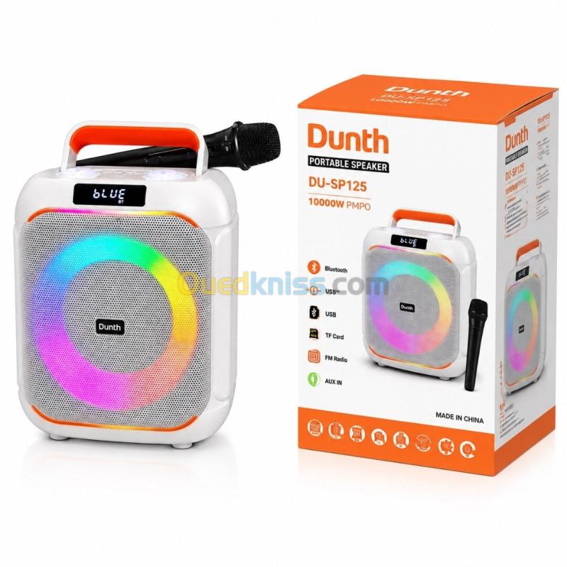 DUNTH DU-SP125 Enceinte Portable 10000W PMPO