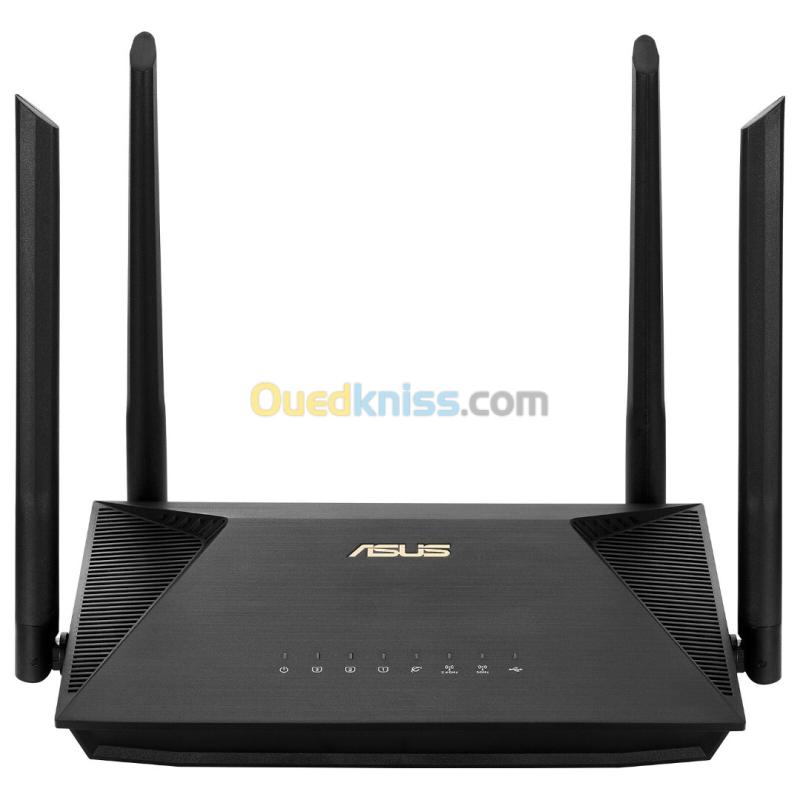 ROUTEUR ASUS DUAL BAND RT-AX53U WIFI6 AX1800 GIGABIT PORTS NEUF SOUS EMBALLAGE