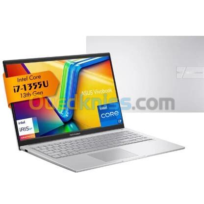 LAPTOP ASUS VIVOBOOK X1504VA CORE I7-1355U DDR4 8GB SSD 512GB NVME ECRAN 15.6" FHD NEUF SOUS EMBALLAGE 7