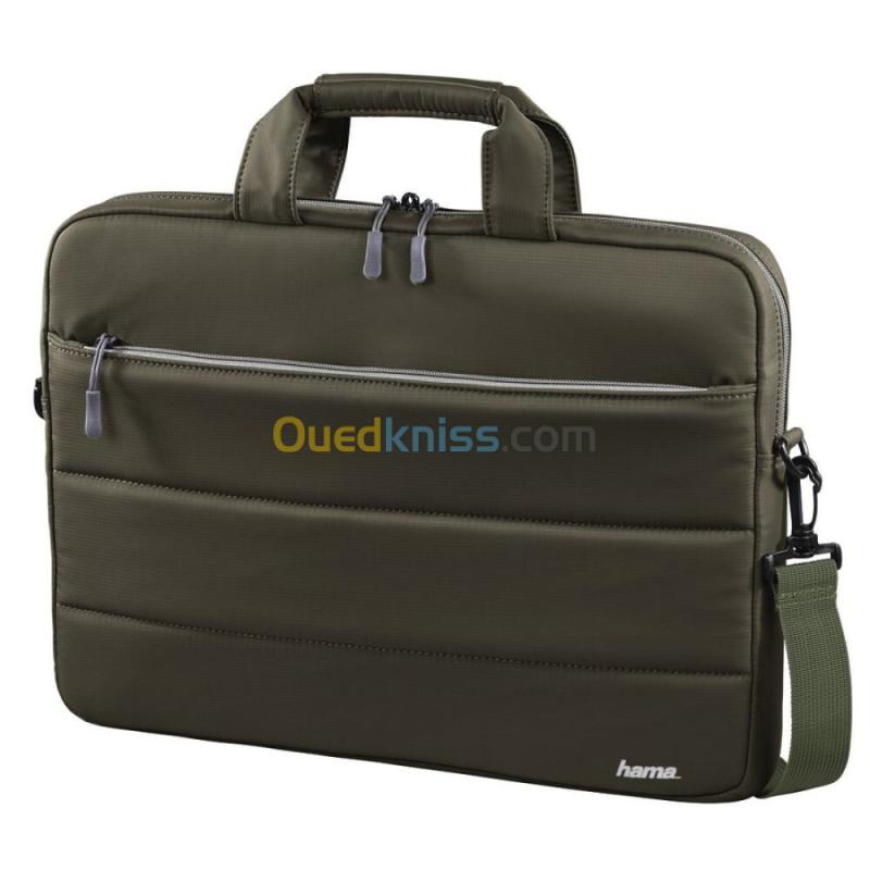 SACOCHE LAPTOP 15.6" HAMA TORONTO GREY ET VERT OLIVE 3