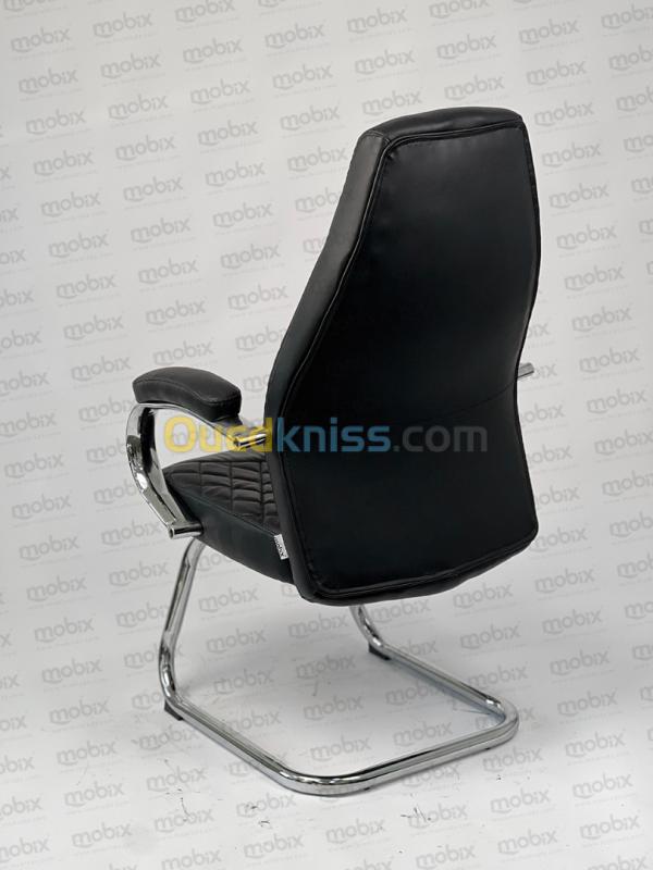  Chaise bureau PDG modéle LOSANGE noir de la marque MOBIX-DZ