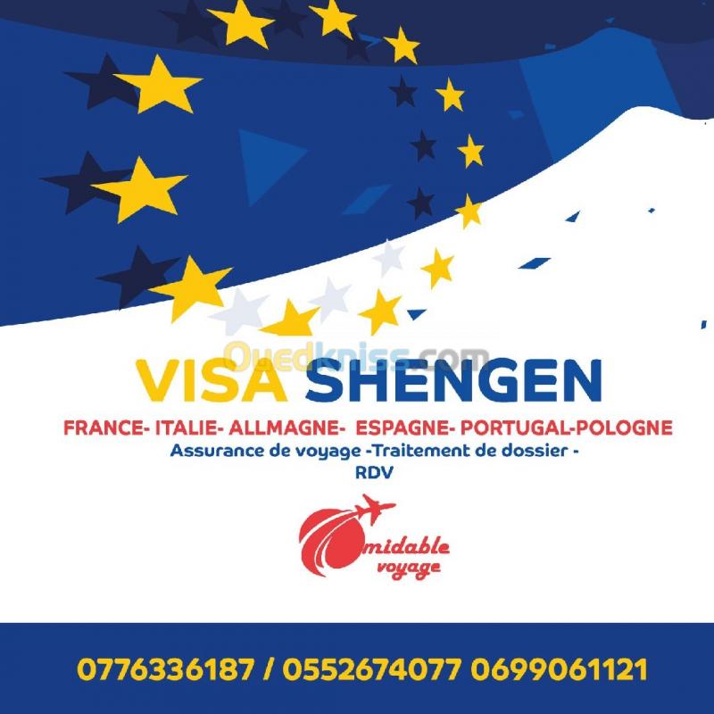  Tout les rendez vous Schengen disponible 