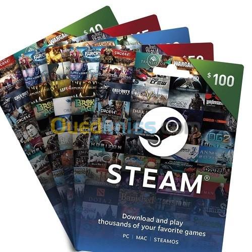  Steam Wallet - Gift Card - بطاقات ستيم