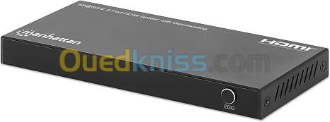 splitter HDMI Manhattan 4K à 60 Hz à 4 ports avec réduction d'échelle, 1x4, 18 Gbit/s 2
