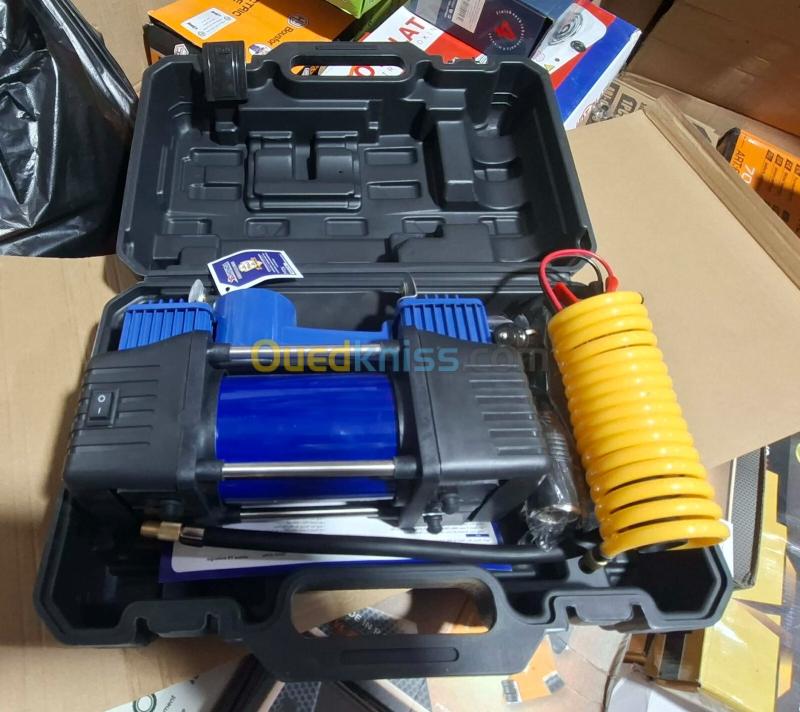 HONDA Compresseur D'air En Aluminium A Double Cylindre 12V-220V Pour Gonflage De Pneus De Voiture 11