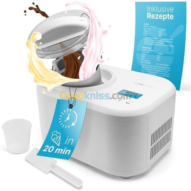Sorbetière Et Yaourtière Électrique 1Liter Clatronic 7