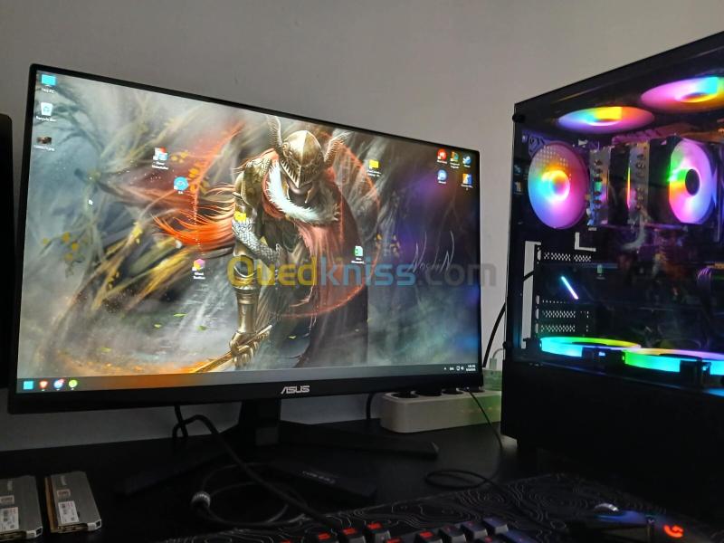 High Performance Gaming PC - Ryzen 7 5700X / RX 5600 XT / 1TB NVMe SSD + Monitor ASUS TUF 180hz 3