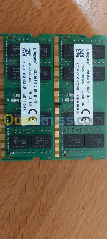 RAM 2x8Go DDR4 2133MHz - Tiaret Algérie