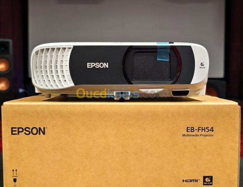 Epson EB-FH54 +f52  Projecteur 3LCD  4100 lumens Full HD (1920 1080)  sans Miracast blanc  sous emballage 5