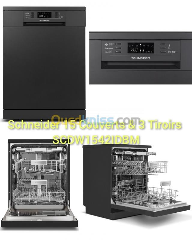  Schneider/ Lave Vaisselle 15C&3T / Noir