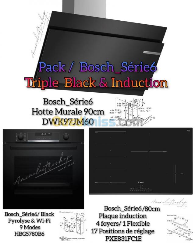  Pack_Bosch Série6/ Triple Black