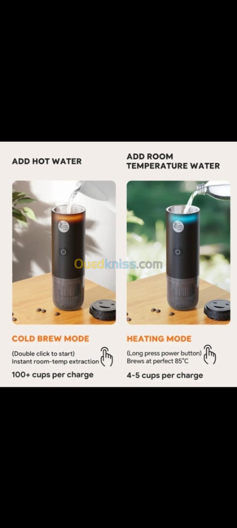 Machine a cafe portable rechargeable 5