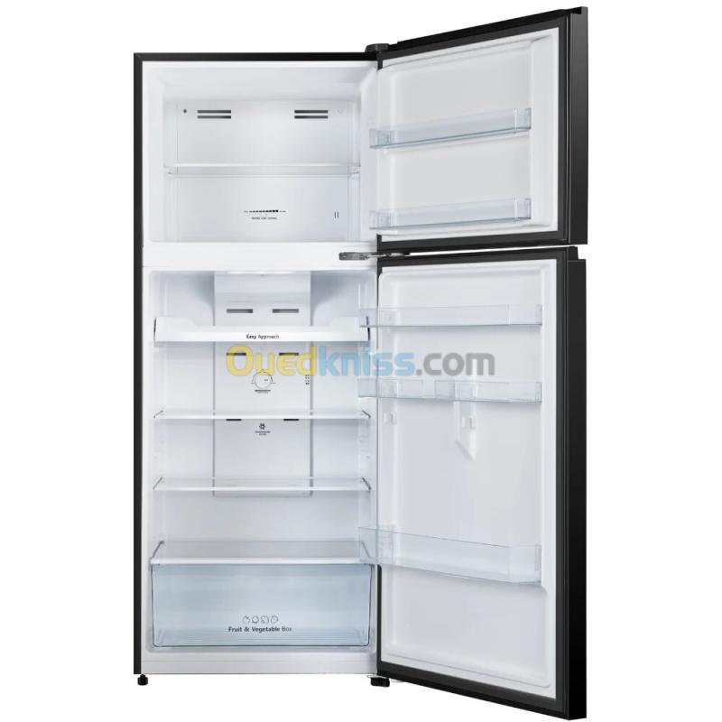 Réfrigérateur Double porte HISENSE Inverter Nofrost Noir Glass 375 L  RT3N375NSL1 2