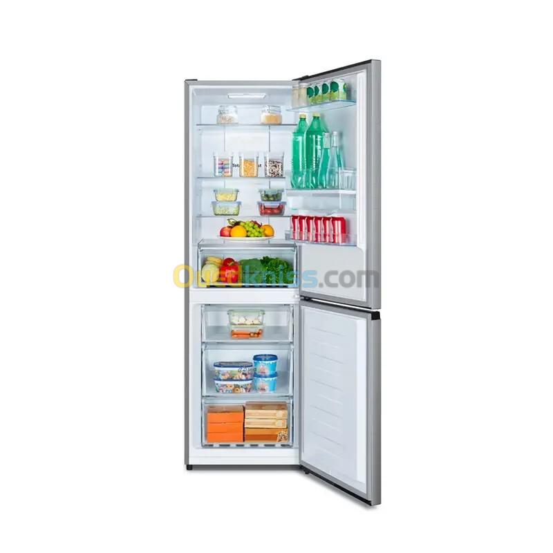 Réfrigérateur HISENSE Combiné 300 L  Distributeur d eau  Nofrost  Inox RB1N300NMC 2
