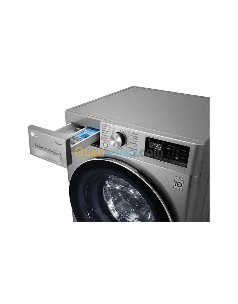 MACHINE A LAVER LG 10KG/7KG AVEC SECHAGE SILVER F4V5RGP2T 7