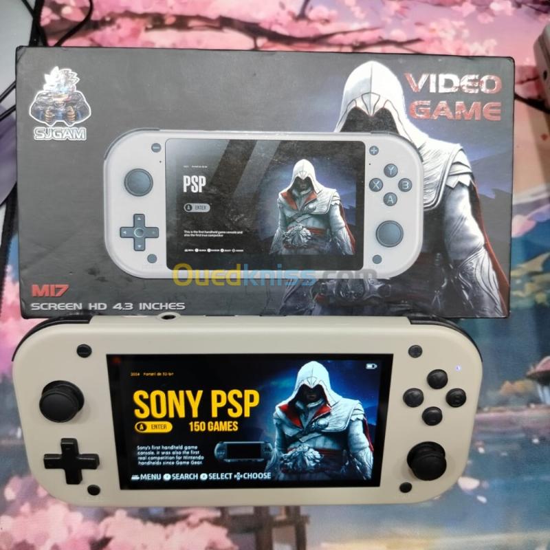 SJGAM M17 HD 4.3 INCHES CONSOL PORTABLE +1000 JEUX