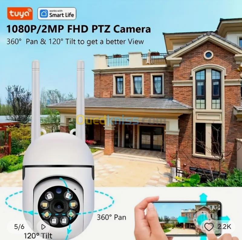  Caméra surveillance intérieur et extérieur 