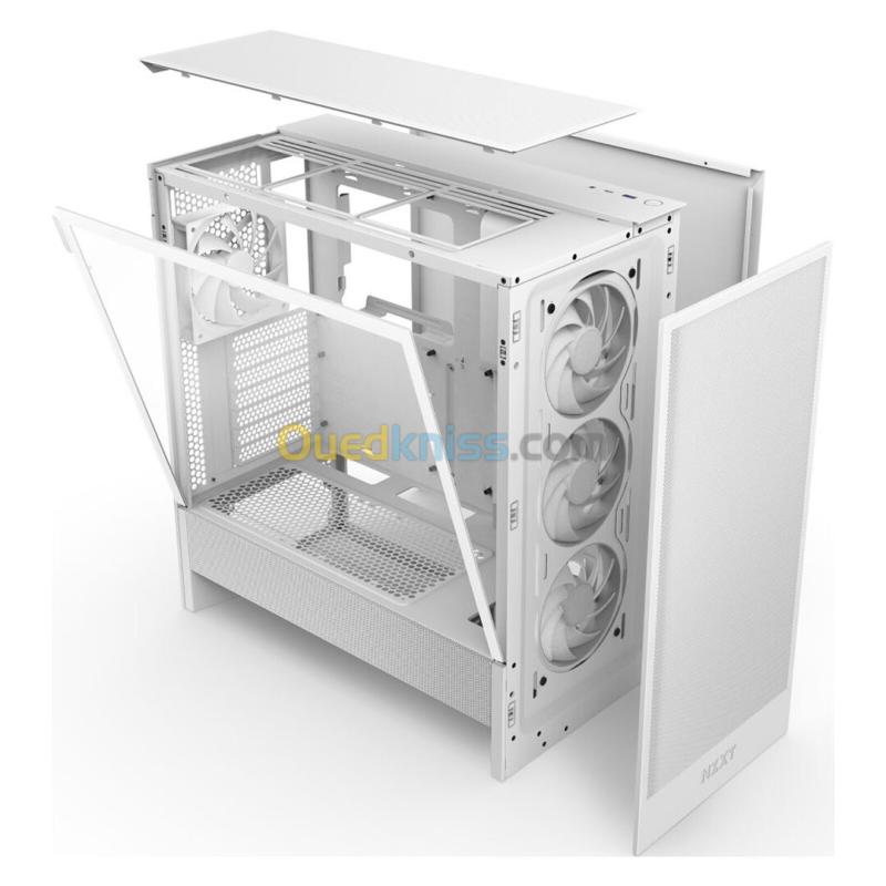 PROMO BOITIER PC NZXT H5 FLOW RGB (2024) WHITE 5