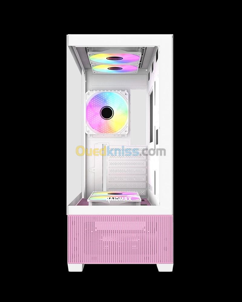 BOITIER PC RAIDMAX INFINITA I802 AIR PINK 3