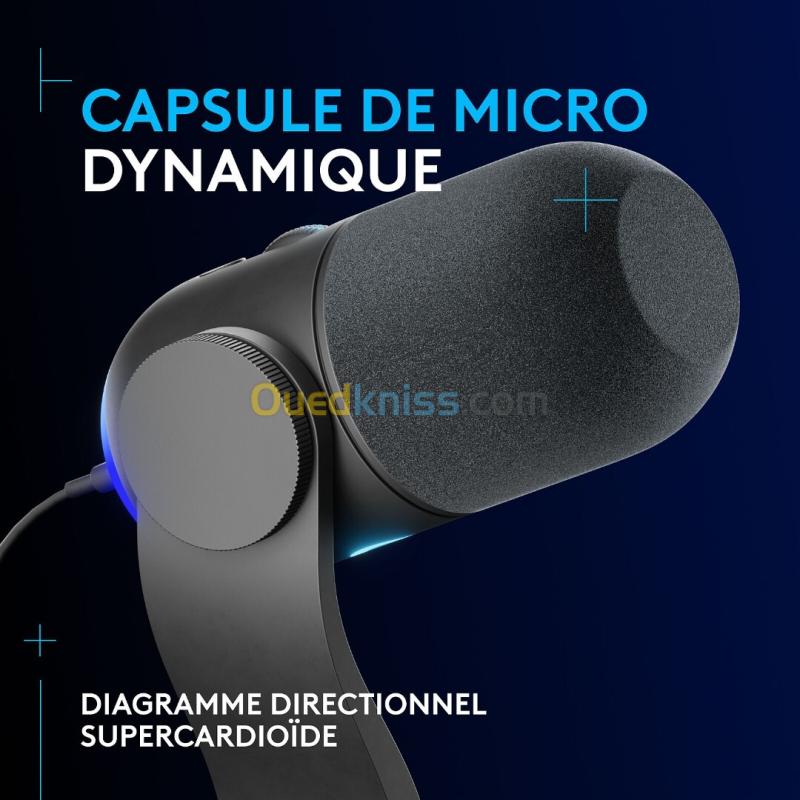 MICROPHONE USB LOGITECH G YETI GX RGB PC/MAC/PS5/PS4 2