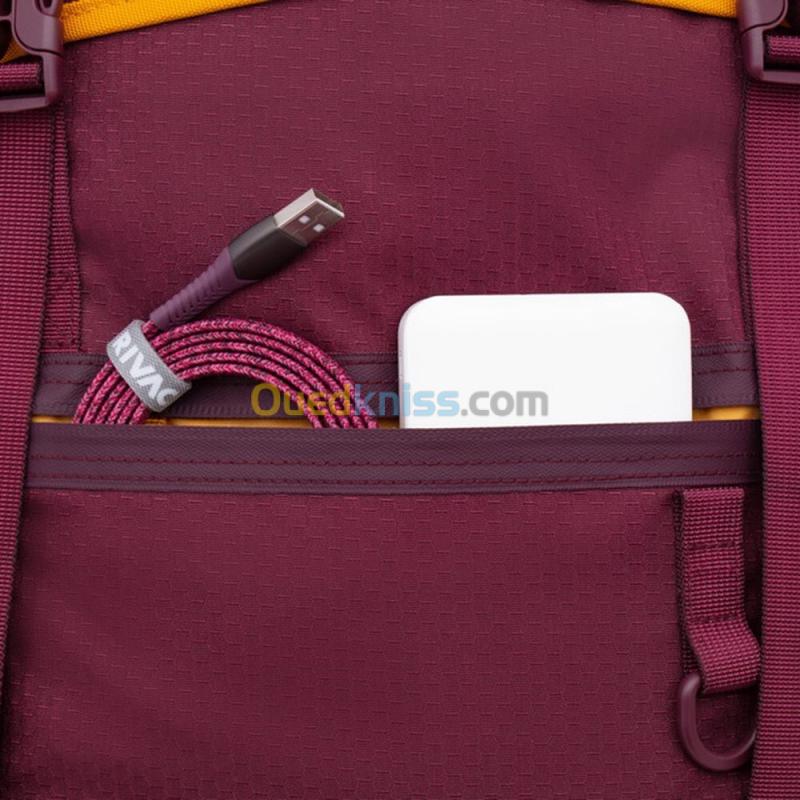 PROMO SAC A DOS RIVACASE 5361 BURGUNDY RED 6