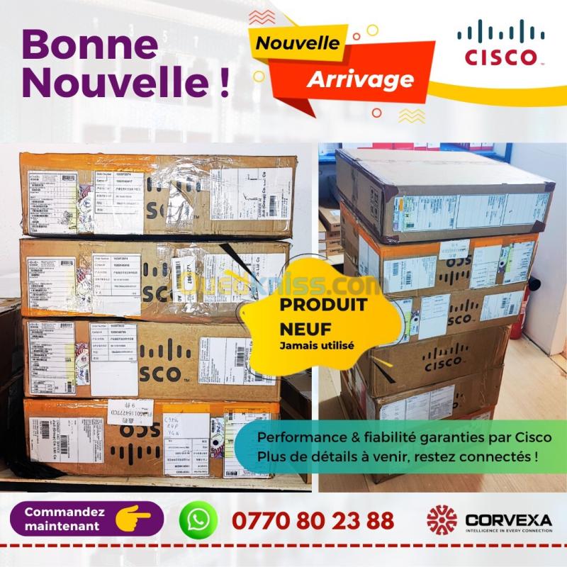 CISCO Switch - Router C9200L C9300L WS-2960X C1000 ISR4331/K9