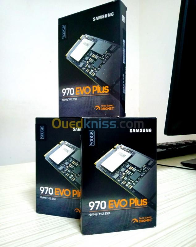  Samsung SSD 970 EVO Plus M.2 PCIe NVMe 500 Go