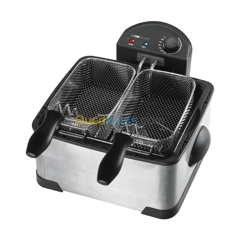 Double friteuse 4L inox Clatronic FR 3195 2