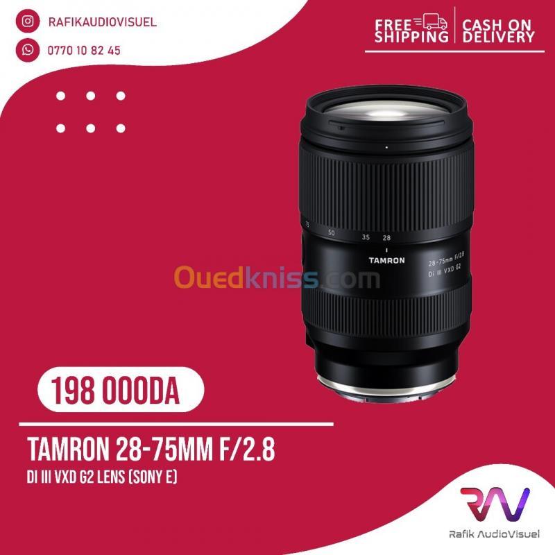  Tamron 28-75mm f/2.8 Di III VXD G2 Lens (Sony E)