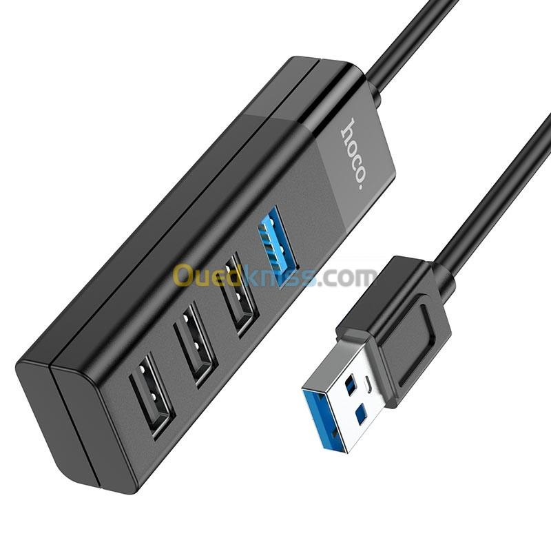  Concentrateur USB 4-en-1 "HB25 Easy mix" USB vers USB3.0+USB2.0*3