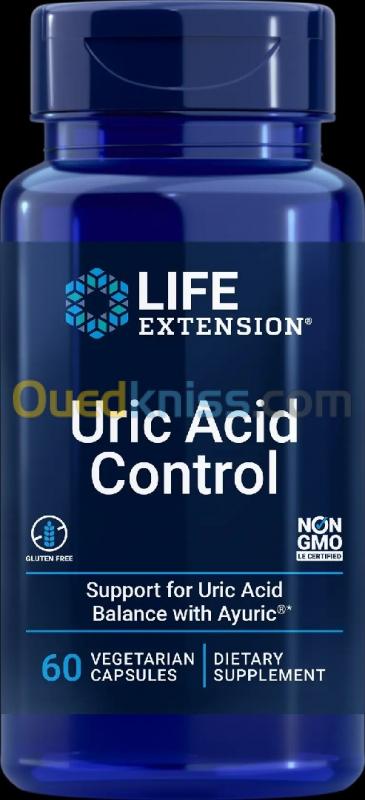  Life extension Uric Acid Control 60 capsules 