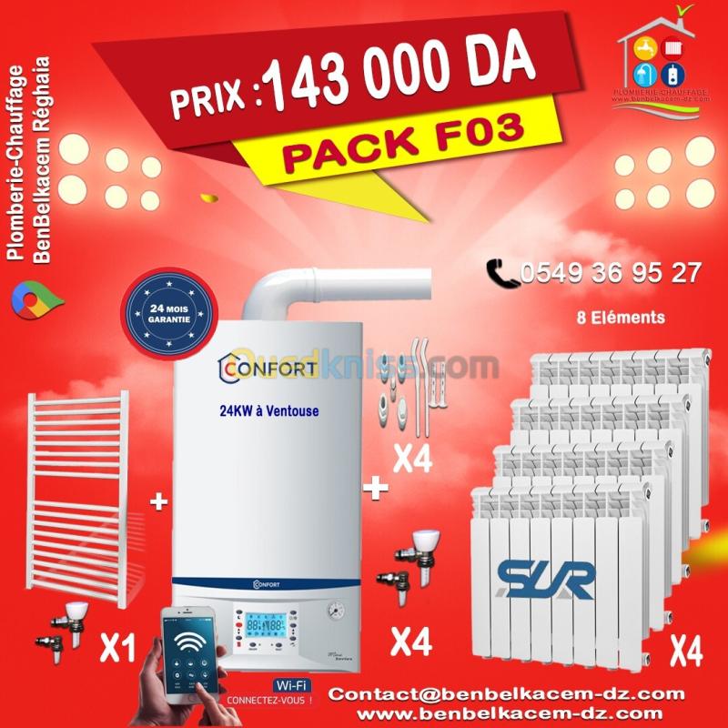 Packs Chaudiere Avec Radiateur Baxi/immergas/Junkers 31